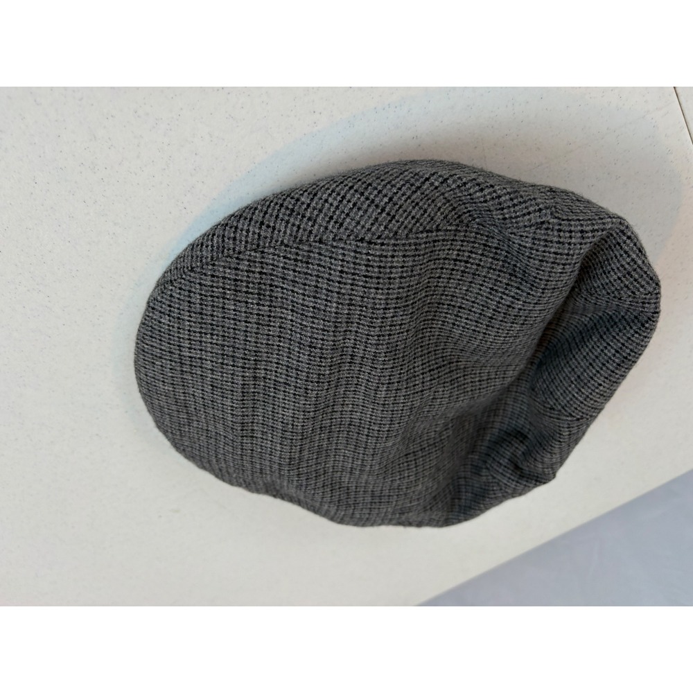 Country Gentleman Mens Grey Wool Blend Houndstooth Flat Cap Ivy Hat Size L